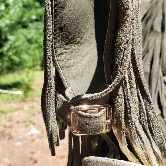 Liliana Faux Suede Fringe Boots 😍 - Picture 5 of 14